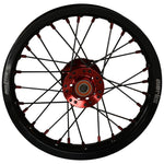2021-2024 GasGas MC50 / MC-E5 Wheel Set Red/Black - Black Spokes