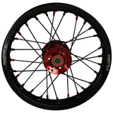 2021-2023 GasGas MC50 / MC-E5 Wheel Set Red/Black - Black Spokes