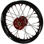 2021-2024 GasGas MC50 / MC-E5 Wheel Set Red/Black - Silver Spokes