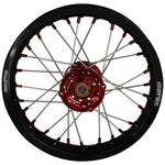 2021-2024 GasGas MC50 / MC-E5 Wheel Set Red/Black - Silver Spokes