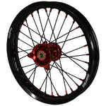 2021-2024 GasGas MC65 Wheel Set Red/Black - Black Spokes
