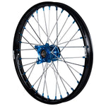 2014-2020 Husqvarna TC85 Wheel Set Blue/Black - Silver Spokes