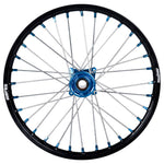 2014-2020 Husqvarna TC85 Wheel Set Blue/Black - Silver Spokes