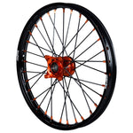 2012-2020 KTM SX85 Wheel Set Orange/Black - Black Spokes