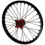 2021-2023 GasGas MC85 Wheel Set Red/Black - Silver Spokes