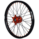 Stark Varg - Nacstar Works Wheel Set Orange/Black - Black Spokes