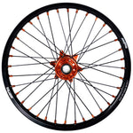 Stark Varg - Nacstar Works Wheel Set Orange/Black - Black Spokes