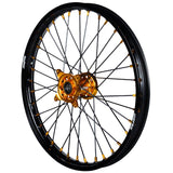 2007-2024 Suzuki RMZ250 / 2005-2024 RMZ450 Wheel Set Gold/Black - Black Spokes