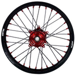 2004-2013 CRF250R / 2004-2012 CRF450R Wheel Set Red/Black - Black Spokes