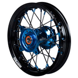2017-2024 Husqvarna TC50 / EE5 Wheel Set Blue/Black - Black Spokes