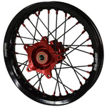 2021-2023 GasGas MC65 Wheel Set Red/Black - Black Spokes