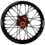 2021-2023 GasGas MC65 Wheel Set Red/Black - Black Spokes