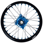 2014-2020 Husqvarna TC85 Wheel Set Blue/Black - Silver Spokes