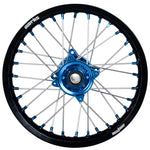 2014-2020 Husqvarna TC85 Wheel Set Blue/Black - Silver Spokes