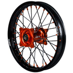 2012-2020 KTM SX85 Wheel Set Orange/Black - Black Spokes