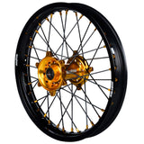2007-2024 Suzuki RMZ250 / 2005-2024 RMZ450 Wheel Set Gold/Black - Black Spokes