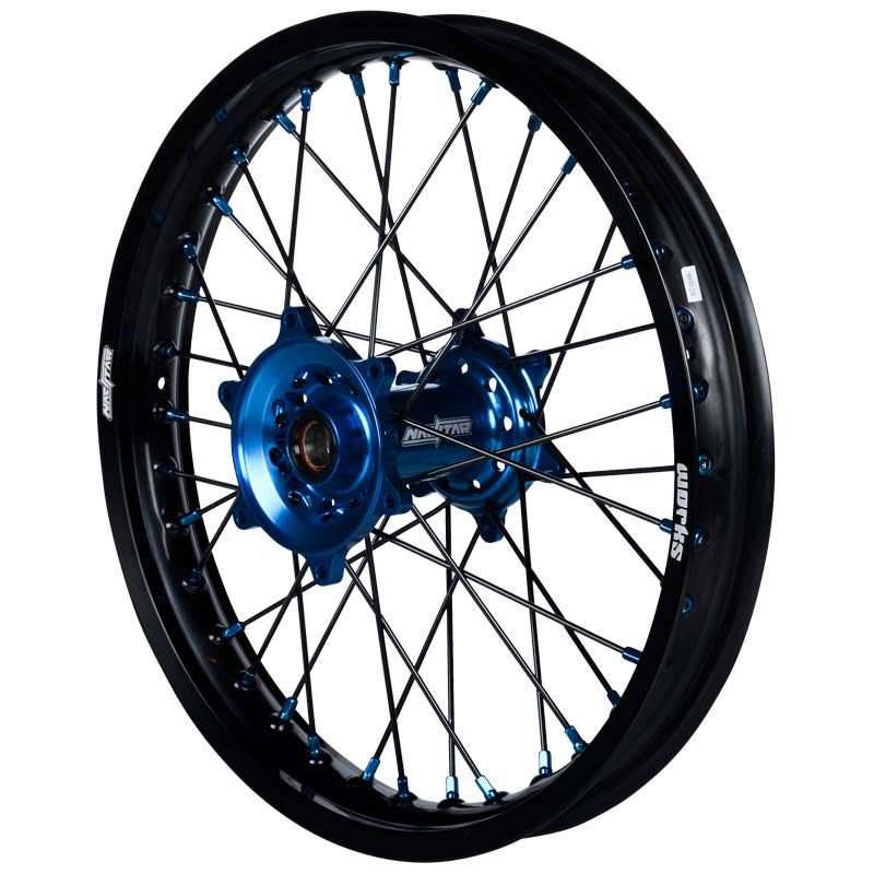 Blue Yz Rims 2003-2026 Yamaha YZ125 / YZ250 / YZ250F / YZ450F Wheel Set Blue/Black ...