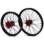 Stark Varg - Nacstar Works Wheel Set Red/Black - Black Spokes