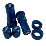 Nacstar Works Rim Lock Nut & Valve Stem Cap Kit