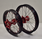 2021-2023 GasGas MC65 Wheel Set Red/Black - Silver Spokes